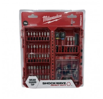 MILWAUKEE KOMPLET BITÓW UDAROWYCH 70szt 4932492007