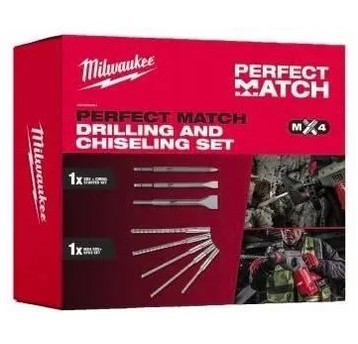 MILWAUKEE KOMPLET WIERTEŁ I DŁUT 8el. 4932492654
