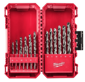 MILWAUKEE KOMPLET WIERTEŁ TW HSS-G 19szt
