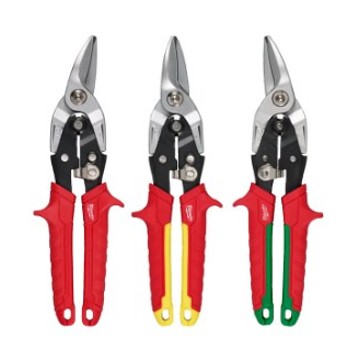 MILWAUKEE NOŻYCE DO BLACHY AVIATION SNIP 3szt