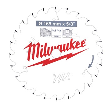 MILWAUKEE PIŁA TARCZOWA 165mm 24z 4932471311
