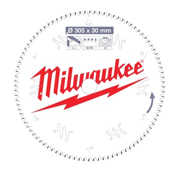 MILWAUKEE PIŁA TARCZOWA DO ALUMINIUM 305mm 96z