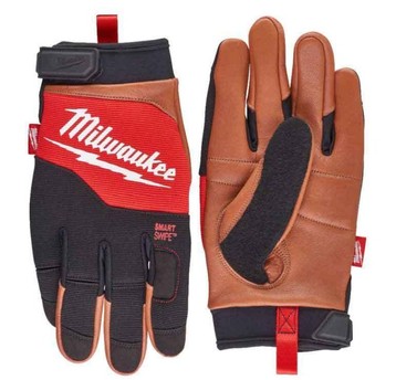 MILWAUKEE RĘKAWICE SKÓRZANE HYBRYDOWE L/9