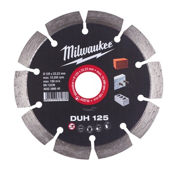 MILWAUKEE TARCZA DIAMENTOWA DUH 125mm