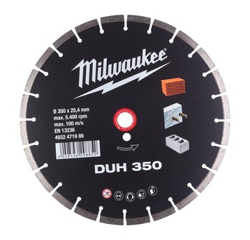 MILWAUKEE TARCZA DIAMENTOWA DUH 350mm