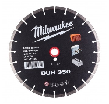MILWAUKEE TARCZA DIAMENTOWA DUH 350mm