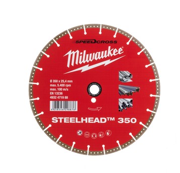 MILWAUKEE TARCZA DIAMENTOWA STEELHEAD 350mm
