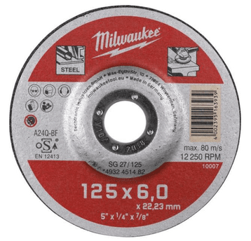 MILWAUKEE TARCZA DO METALU 125x6 4932451482