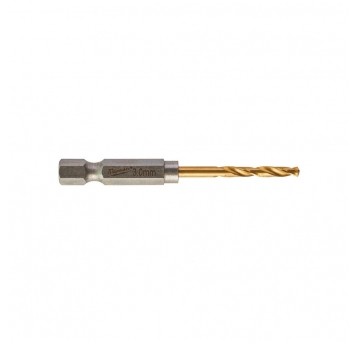 MILWAUKEE WIERTŁO DO METALU TYTAN 3.0mm 6K 1/4"