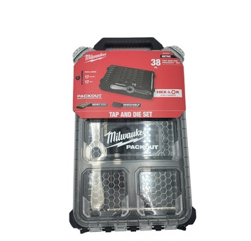MILWAUKEE ZESTAW GWINTOWNIKÓW I NARZ 38SZT PACKOUT