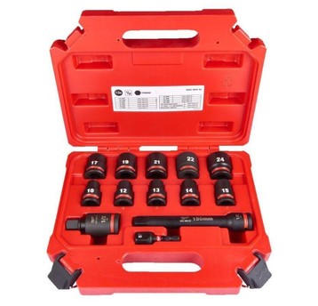 MILWAUKEE ZESTAW NASADEK UDAROWYCH 1/2" 13szt.