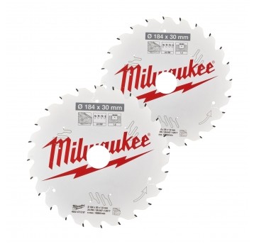 MILWAUKEE ZESTAW TARCZ 190x30 24/48z 4932479574
