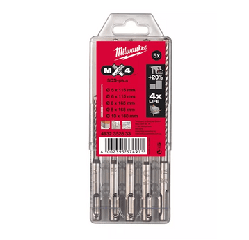 MILWAUKEE ZESTAW WIERTEŁ SDS+ MX4 7szt PROMOCJA