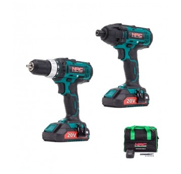 NAC ZESTAW AKU. WKRĘTARKA+ZAKRĘTARKA CDB-ID-20V