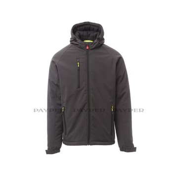 PAYPER KURTKA SOFTSHELL GALEPAD ANTRACYT ROZ XL