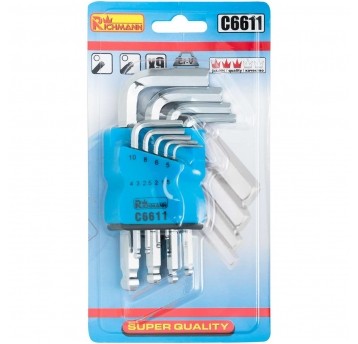 RICHMANN KOMPLET KLUCZY IMBUS. 1.5-10mm C6611