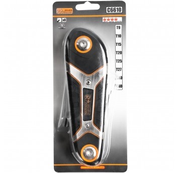 RICHMANN KOMPLET KLUCZY TORX T10-40 C6610 SKŁADANE