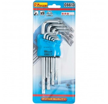 RICHMANN KOMPLET KLUCZY TORX T10-50 9szt C6613
