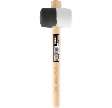 RICHMANN MŁOTEK GUMOWY 115 BIAŁO-CZARNY R. DREWNO