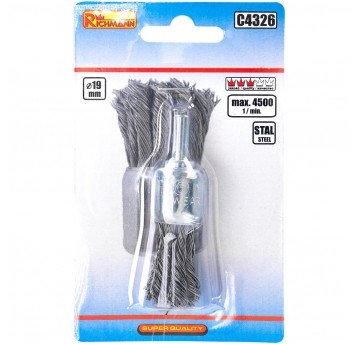 RICHMANN SZCZOTKA DOCZOŁOWA TRZPIEŃ 19mm DR.SKR.