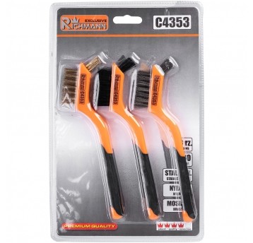 RICHMANN SZCZOTKI RĘCZNE DRUCIANE 3szt 180mm C4353