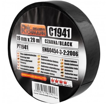 RICHMANN TAŚMA IZOLACYJNA 19mm 20m CZARNA C1941