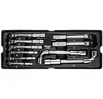 RICHMANN WKŁAD KLUCZE FAJKOWE 6-19mm 10 ELEM C1204