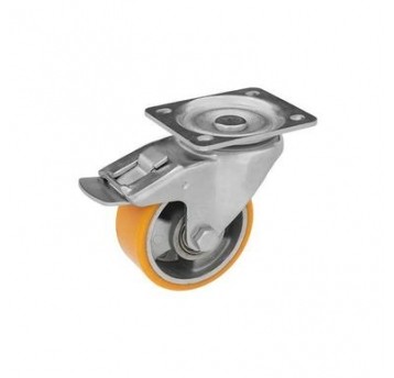 SHARKNES KOŁO ALUM-POLIURETAN 200mm SKRĘTNE Z HAM.