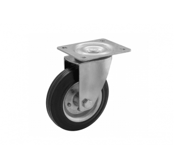 SHARKNES KOŁO METAL-GUMA 100mm SKRĘTNE SH-60102