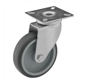 SHARKNES KOŁO TW.-GUMA 100mm SKRĘTNE SH-60204