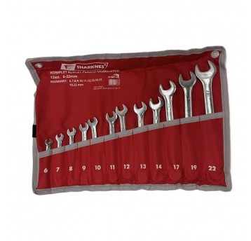 SHARKNES KOMPLET KLUCZY PŁ-OCZ 6-22 12szt SH-59038