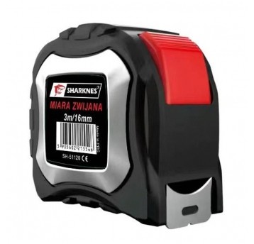 SHARKNES MIARA ZWIJANA 3m/ 16mm CHROM SH-51120