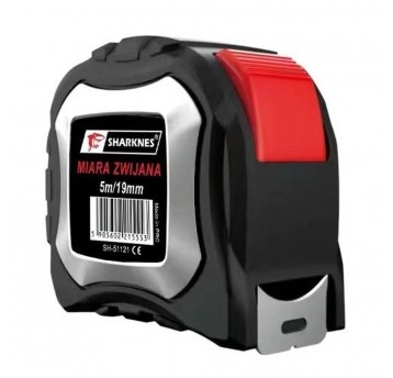 SHARKNES MIARA ZWIJANA 5m/ 19mm CHROM SH-51121