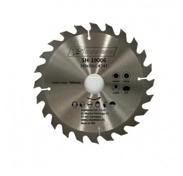 SHARKNES PIŁA TARCZOWA WIDIOWA 180x30x1.4 24z