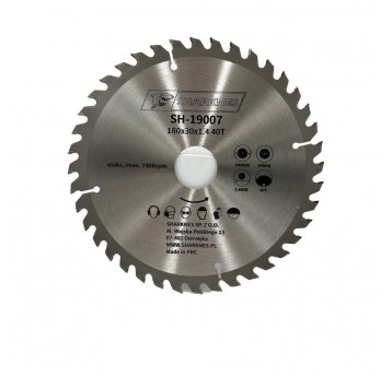 SHARKNES PIŁA TARCZOWA WIDIOWA 180x30x1.4 40z