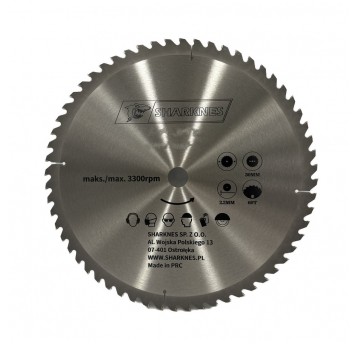 SHARKNES PIŁA TARCZOWA WIDIOWA 450x30x2.4 60z