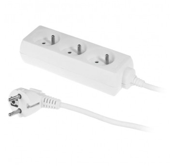 SHARKNES PRZEDŁUŻACZ 3 GNIAZDA 3m U SH-70002