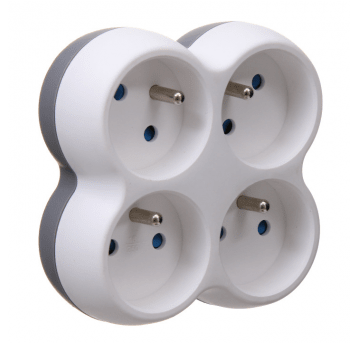 SHARKNES ROZGAŁĘŹNIK 4X2P+Z BIAŁY SH-70124