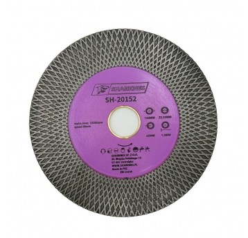 SHARKNES TARCZA DIAM GRES PURPLE 125X22,23mm