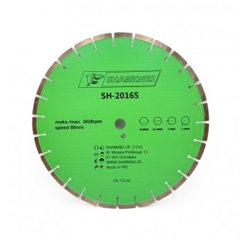 SHARKNES TARCZA DIAM SEGMENTOWA 400X12X25,4mm