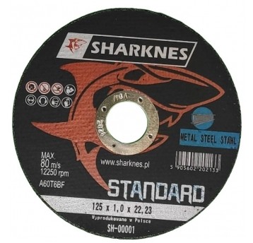 SHARKNES TARCZA DO METALU 41 125x1,0x22 94A STAND