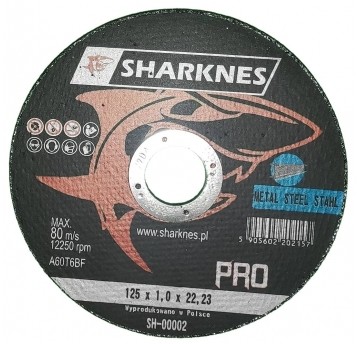 SHARKNES TARCZA DO METALU 41 125x1,0x22 95A PRO