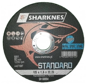 SHARKNES TARCZA DO METALU 41 125x1,6x22 94A STAND
