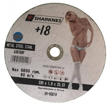 SHARKNES TARCZA DO METALU 41 230x1,9x22 95A 18+