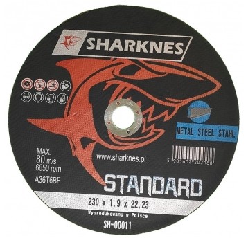 SHARKNES TARCZA DO METALU 41 230x1,9x22 95A STAND