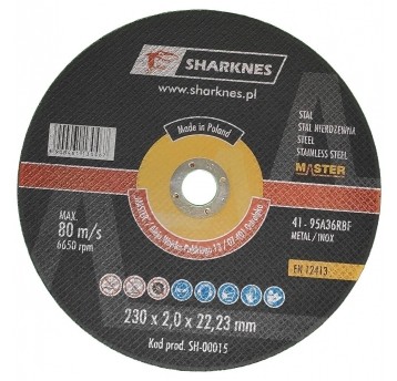 SHARKNES TARCZA DO METALU 41 230X2.0X22 95A MASTER