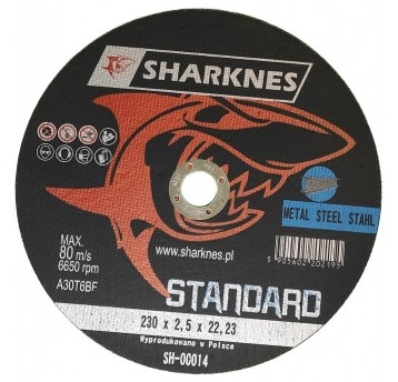 SHARKNES TARCZA DO METALU 41 230x2,5x22 95A STAND