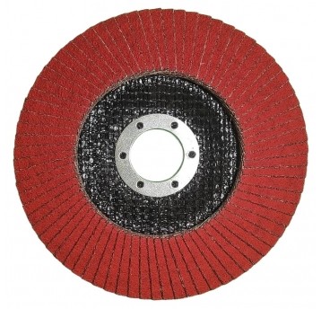 SHARKNES TARCZA LISTKOWA 125 100 CERAMIKA CZERWONA