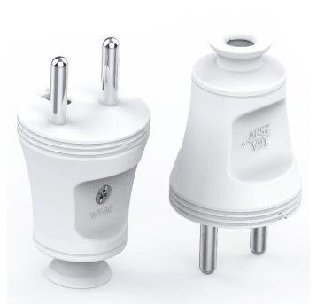 SHARKNES WTYCZKA PROSTA 2P+Z BIAŁY SH-70112