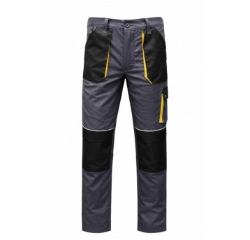 SPODNIE ROBOCZE DO PASA STRIKER GREY/BLACK/YE r.52